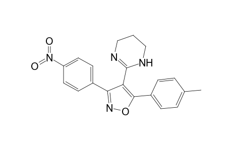 3-(4'-Nitrophenyl)-4-(2"-tetrahydropyrimidinyl)-5-(4"'-methylphenyl)isoxazole