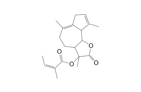 2-Butenoic acid, 2-methyl-, 2,3,3a,4,5,7,9a,9b-octahydro-3,6,9-trimethyl-2-oxoazuleno[4,5-b]furan-3-yl ester, [3R-[3.alpha.(Z),3a.beta.,9a.beta.,9b.alpha.]]-