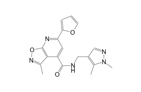 isoxazolo[5,4-b]pyridine-4-carboxamide, N-[(1,5-dimethyl-1H-pyrazol-4-yl)methyl]-6-(2-furanyl)-3-methyl-