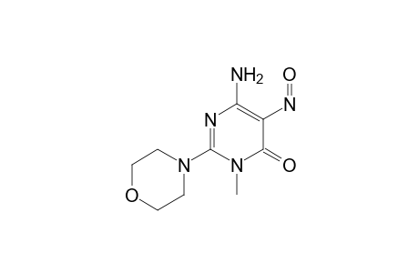 6-Amino-3-methyl-2-morpholino-5-nitrosopyrimidin-4(3H)-one