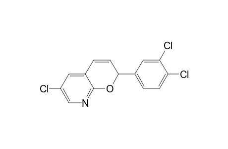 6-Chloranyl-2-(3,4-dichlorophenyl)-2H-pyrano[2,3-b]pyridine