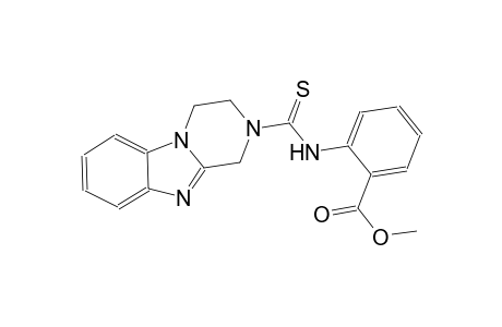 benzoic acid, 2-[[(3,4-dihydropyrazino[1,2-a]benzimidazol-2(1H)-yl)carbonothioyl]amino]-, methyl ester