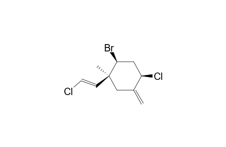 Cyclohexane, 2-bromo-4-chloro-1-(2-chloroethenyl)-1-methyl-5-methylene-, [1.alpha.(E),2.beta.,4.beta.]-