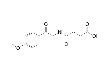 N-(p-methoxyphenacyl)succinamic acid