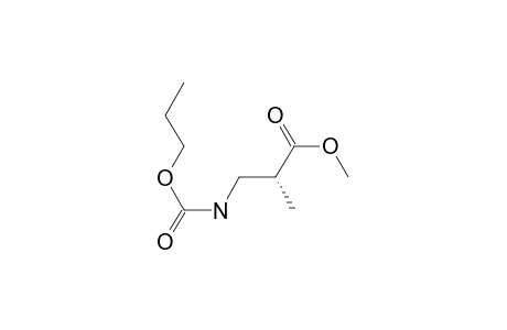 L-3-Aminoisobutyric acid, N-(N-propyloxycarbonyl)-, methyl ester