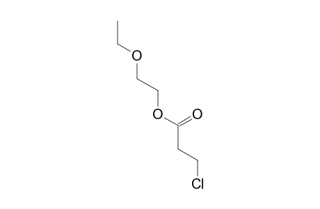 3-Chloropropionic acid, 2-ethoxyethyl ester