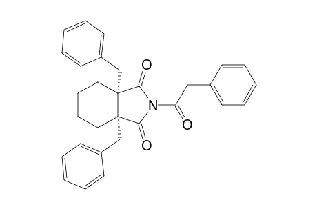 1H-Isoindole-1,3(2H)-dione, hexahydro-2-(phenylacetyl)-3a,7a-bis(phenylmethyl)-, cis-