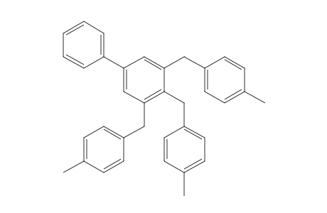 1,2,3-Tri(4-methylbenzyl)-5-phenylbenzene