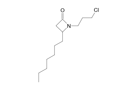 1-(3-CHLOROPROPYL)-4-HEPTYLAZETIDIN-2-ONE