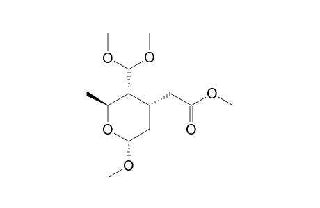 METHYL-[(2-ALPHA,4-BETA,5-ALPHA,6-BETA)-2-METHOXY-5-(DIMETHOXYMETHYL)-6-METHYLTETRAHYDROPYRAN-4-YL)-ACETATE
