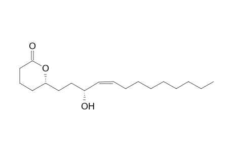 8(R)-,9Z-8-Hydroxyoctadec-9-en-5(S)-olide (PsiB.alpha.)
