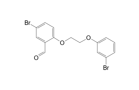 5-bromo-2-[2-(3-bromophenoxy)ethoxy]benzaldehyde