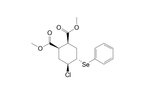 DIMETHYL-(1RS,2RS,4SR,5RS)-1-PHENYLSELENO-2-CHLORO-CYCLOHEXANE-4,5-DICARBOXYLATE