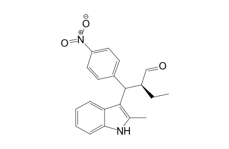 (2S)-2-((2-methyl-1H-indol-3-yl)(4-nitrophenyl)methyl)butanal