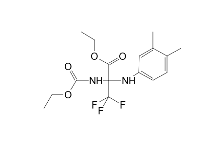 Propanoic acid, 2-[(3,4-dimethylphenyl)amino]-2-[(ethoxycarbonyl)amino]-3,3,3-trifluoro-, ethyl ester
