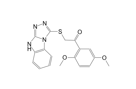 ethanone, 1-(2,5-dimethoxyphenyl)-2-(9H-[1,2,4]triazolo[4,3-a]benzimidazol-3-ylthio)-