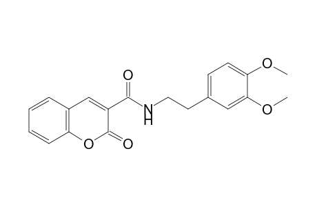 [N-(3,4-dimethoxyphenethyl)carbamoyl]coumarin