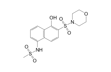 Methanesulfonamide, N-[5-hydroxy-6-(4-morpholinylsulfonyl)-1-naphthalenyl]-