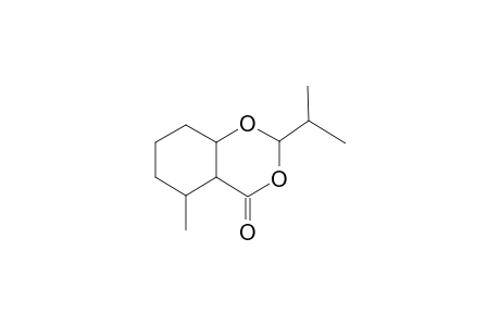2-Isopropyl-5-methylhexahydro-4H-1,3-benzodioxin-4-one