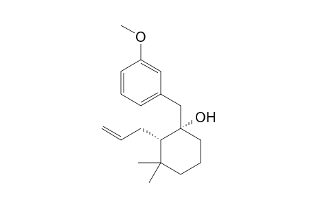 (1S,2S)-1-[(3-methoxyphenyl)methyl]-3,3-dimethyl-2-prop-2-enyl-1-cyclohexanol