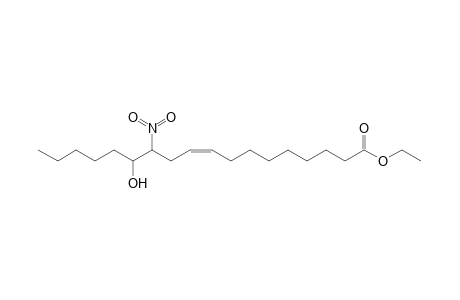 (Z)-13-hydroxy-12-nitro-9-octadecenoic acid ethyl ester
