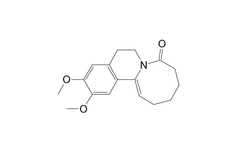 8H-Azocino[2,1-a]isoquinolin-8-one, 5,8,9,10,11,12-hexahydro-2,3-dimethoxy-