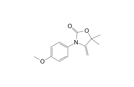 N-(4-Anisyl)-5,5-dimethyl-4-methylene-2-oxazolidinone