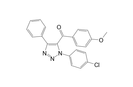 1-(4'-Chlorophenyl)-5-[(p-methoxyphenyl)carbonyl]-4-phenyl-1,2,3-triazole