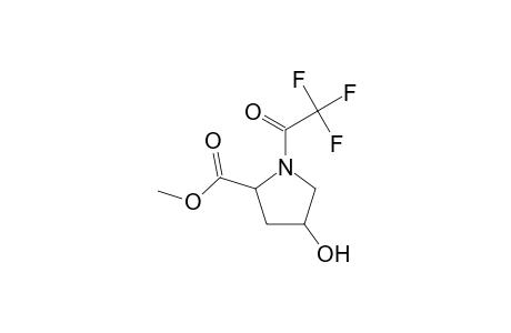 Methyl 4-hydroxy-1-(trifluoroacetyl)-2-pyrrolidinecarboxylate