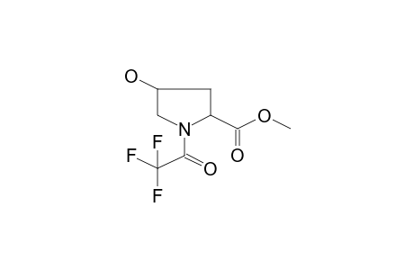 Methyl 4-hydroxy-1-(trifluoroacetyl)-2-pyrrolidinecarboxylate