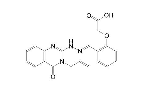 (2-{(E)-[(3-allyl-4-oxo-3,4-dihydro-2-quinazolinyl)hydrazono]methyl}phenoxy)acetic acid