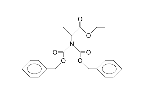 N,N-Bis(benzyloxycarbonyl)-alanine ethyl ester