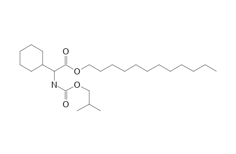 Glycine, 2-cyclohexyl-N-isobutoxycarbonyl-, dodecyl ester