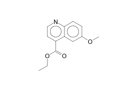 Quinoline-4-carboxylic acid, 6-methoxy-, ethyl ester