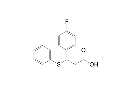 3-(4-fluorophenyl)-3-(phenylthio)propanoic acid