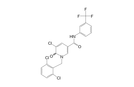 5-CHLORO-1-(2,6-DICHLOROBENZYL)-1,6-DIHYDRO-6-OXO-alpha,alpha,alpha-TRIFLUORO-m-NICOTINOTOLUIDIDE