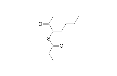3-propionylthio-2-heptanone