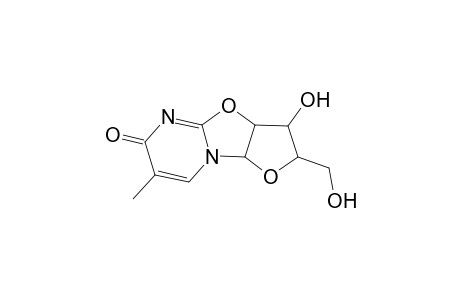 6H-Furo[2',3':4,5]oxazolo[3,2-a]pyrimidin-6-one, 2,3,3a,9a-tetrahydro-3-hydroxy-2-(hydroxymethyl)-7-methyl-