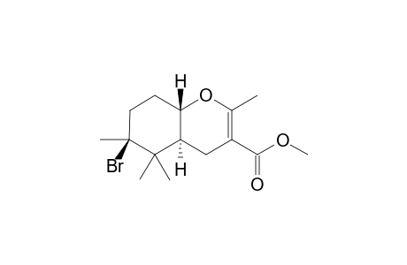 Methyl ester of (4a.alpha.,6.beta.,8a.beta.)-6-Bromo-4a,5,6,7,8,8a-hexahydro-2,5,5,6a-tetramethyl-4H-1-benzopyran-3-carboxylic acid