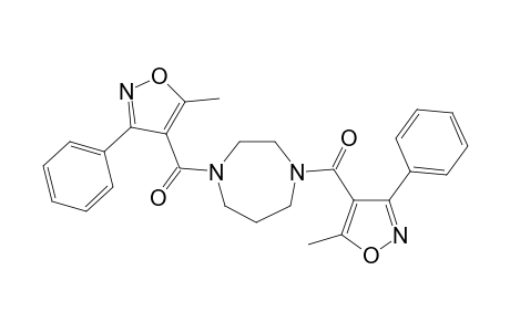 1,4-bis[(5-methyl-3-phenyl-4-isoxazolyl)carbonyl]-1,4-diazepane