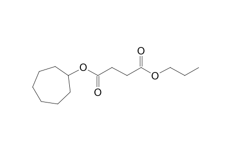 Succinic acid, cycloheptyl propyl ester