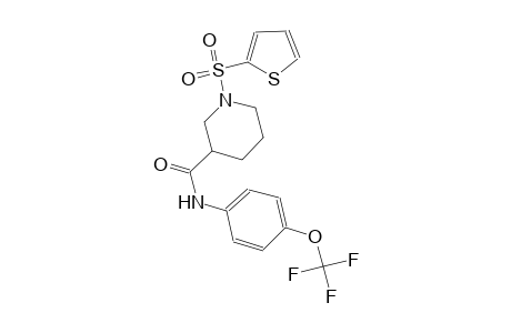 1-(2-thienylsulfonyl)-N-[4-(trifluoromethoxy)phenyl]-3-piperidinecarboxamide