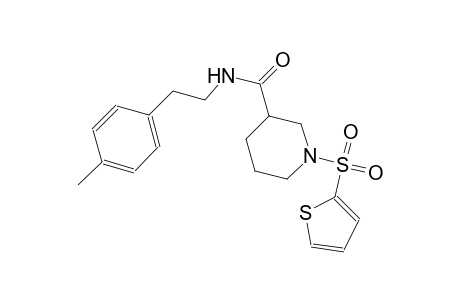 N-[2-(4-methylphenyl)ethyl]-1-(2-thienylsulfonyl)-3-piperidinecarboxamide