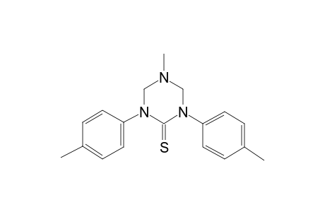 5-Methyl-1,3-di(4-methylphenyl)hexahydro-1,3,5-triazin-2-thione