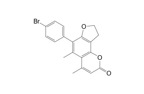 6-(4-Bromophenyl)-4,5-dimethyl-8,9-dihydrofuro[2,3-h]chromen-2-one