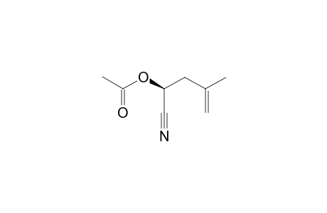 (2S)-2-ACETOXY-4-METHYL-4-PENTENENITRILE