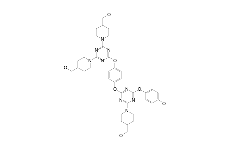 #CDU;[1,1'-[6-[4-[[4-(4-(HYDROXYMETHYL)-PIPERIDIN-1-YL]-6-(4-HYDROXYPHENOXY)-1,3,5-TRIAZIN-2-YL]-OXY]-PHENOXY]-1,3,5-TRIAZINE-2,4-DIYL]-BIS-(PIPERIDINE-4,1-D