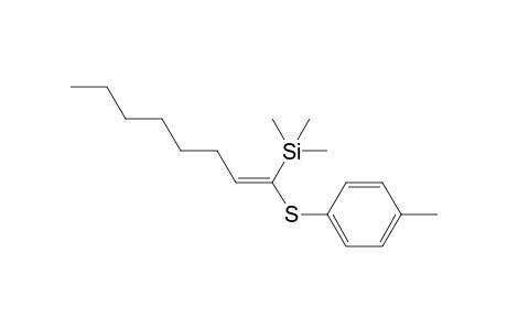 (E)-1-(4-Methylphenyl)sulfanyl-1-trimethylsilyl-1-octene