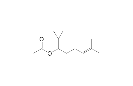 1-Cyclopropyl-5-methyl-4-hexenyl acetate