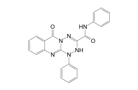 1-Phenyl-3-(anilinocarbonyl)-6H-[1,2,4,5]tetrazino[3,2-b]quinazolin-6-one